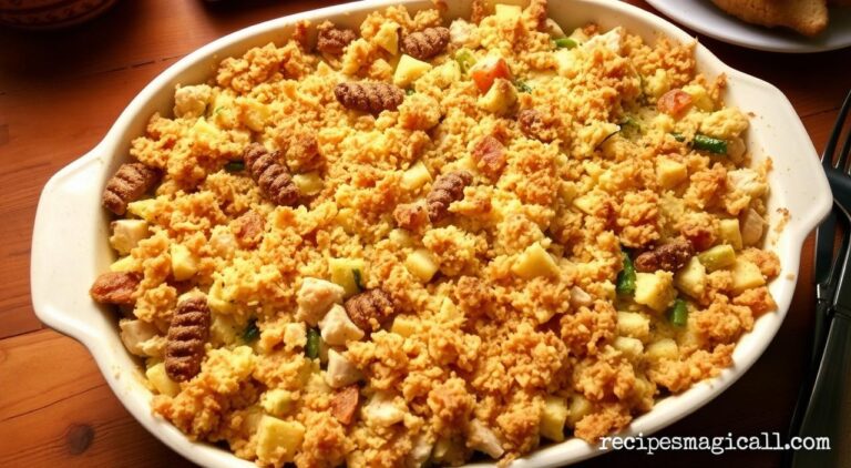 chicken stuffing casserole