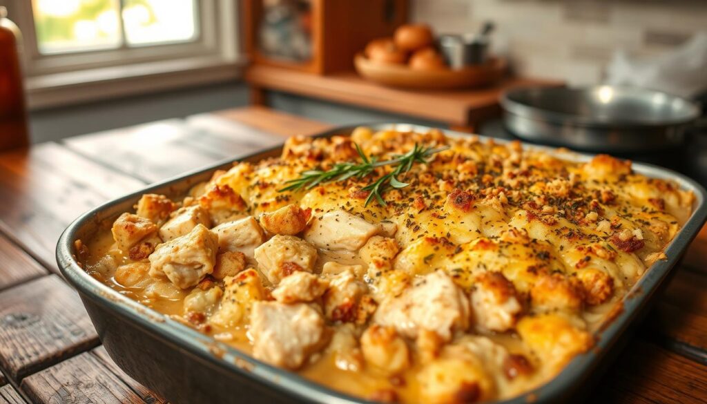 Easy Chicken Stuffing Casserole Recipe – Comforting & Delicious